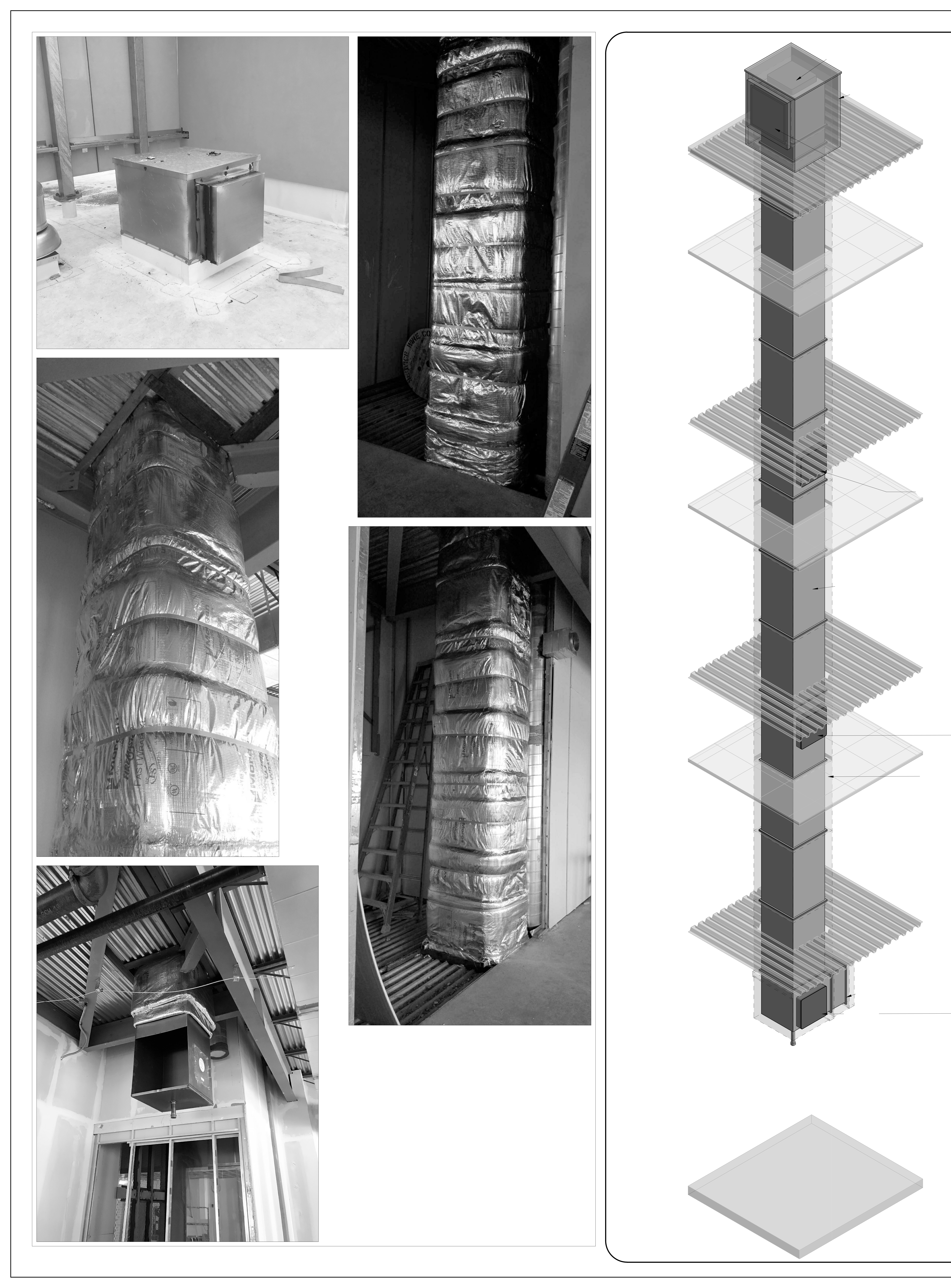 Custom Size Grease Duct and Fire Wrap