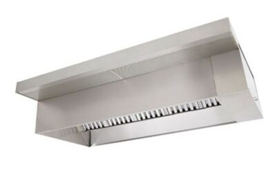 Exhaust Only Hood with Front Supply Plenum