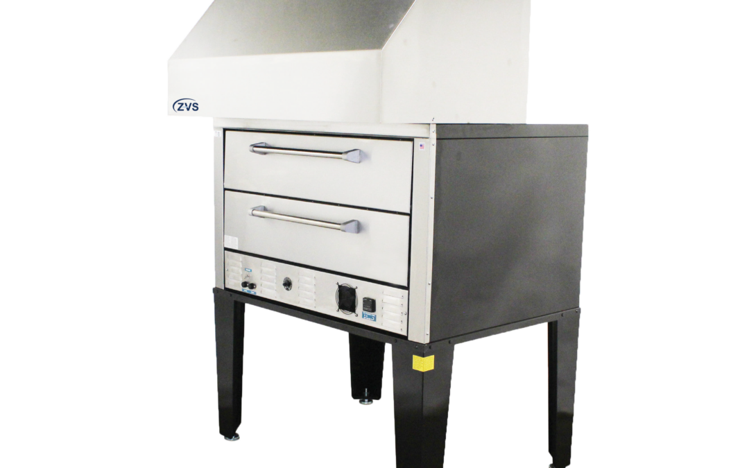 Ventless Exhaust Hood with Two Deck Electric Oven